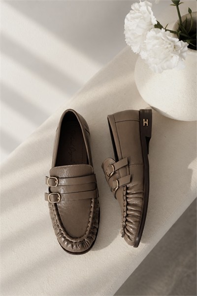 Çift Tokalı Loafer