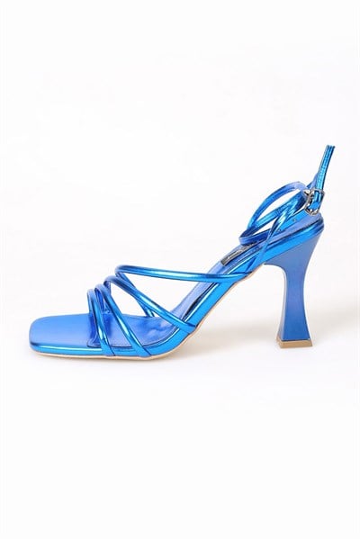 Bilekten Bağlamalı Topuklu Ayakkabı