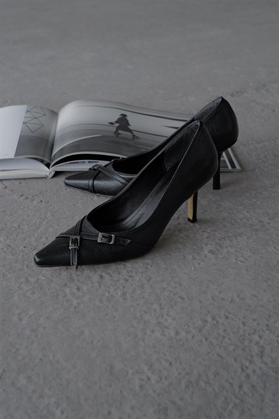 Çapraz Kemer Bantlı Stiletto
