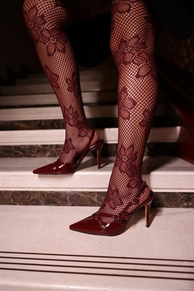 Çapraz Tokalı Stiletto