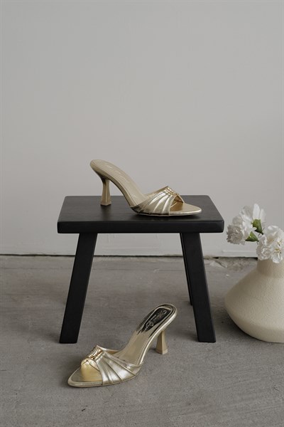 Drape Model Topuklu Terlik