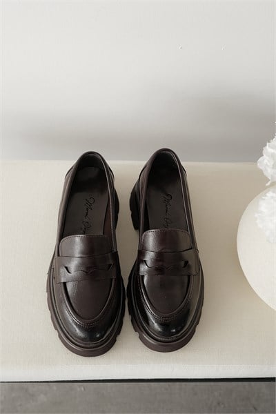 Kalın Taban Loafer Ayakkabı