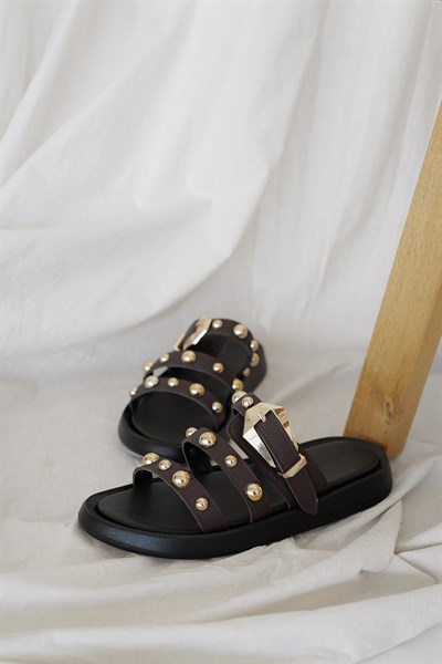 Pim Detay Düz Terlik