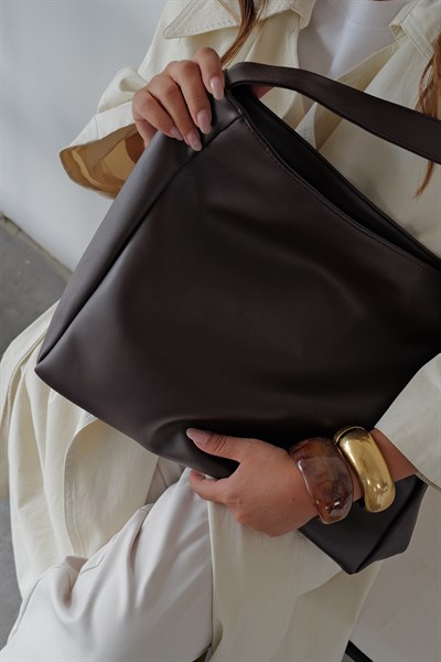 Fermuarlı Omuz Çanta