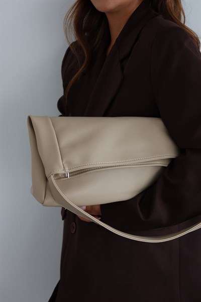 Fermuarlı Omuz Çanta