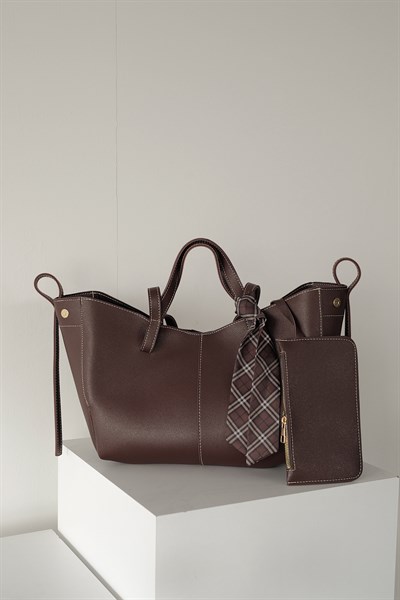 Fular Detay Omuz Çanta