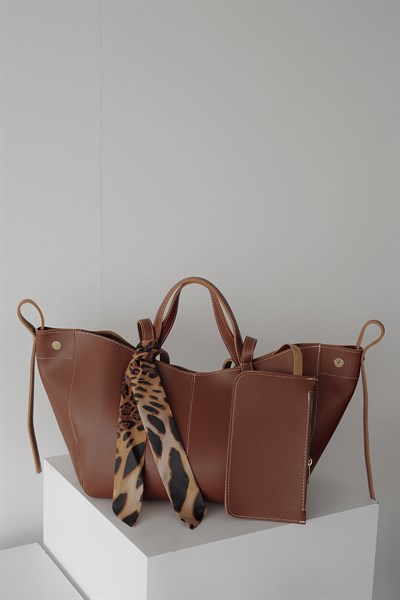 Fular Detay Omuz Çanta