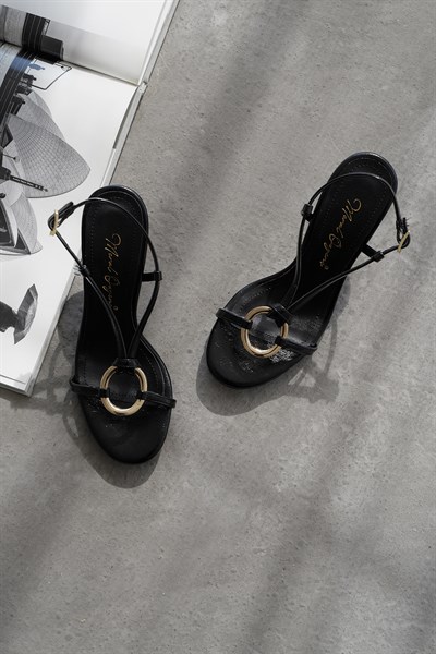 Halka Model Topuklu Ayakkabı