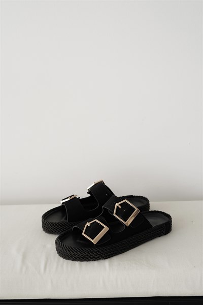 Hasır Taban Düz Terlik