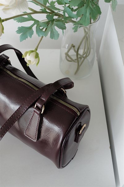 İnce Askılı Silindir Çanta