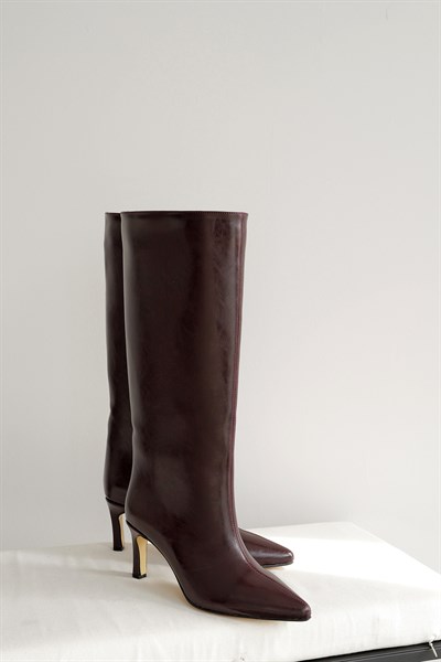 İnce Topuk Uzun Çizme