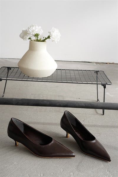 Kısa Topuklu Ayakkabı