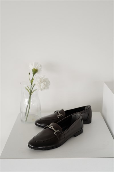 Metal Tokalı Loafer
