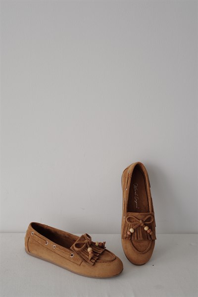 Püsküllü Süet Loafer