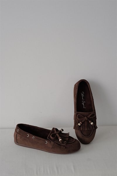 Püsküllü Süet Loafer