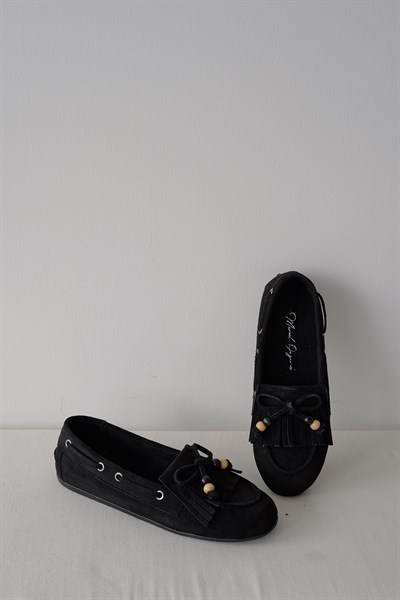Püsküllü Süet Loafer