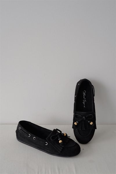 Püsküllü Süet Loafer