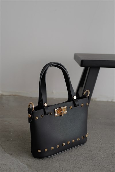 Zımbalı Mini Çanta