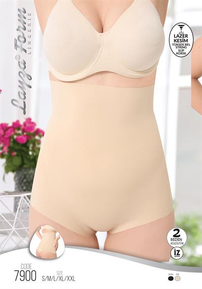 Layza Form 7900 Lazer Kesim Yüksek Bel String Slip Korse