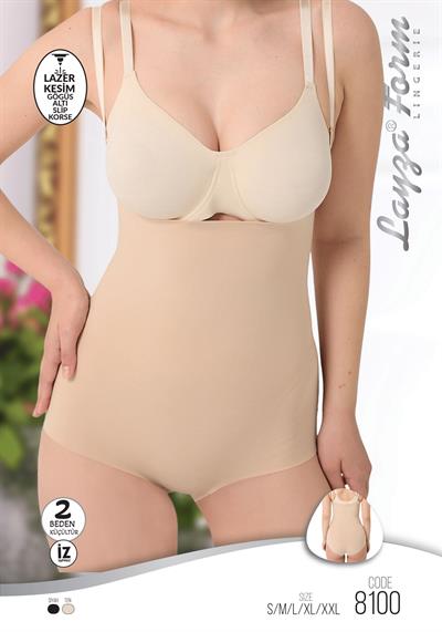 Layza Form 8100 Lazer Kesim Göğüs Altı Slip Korse