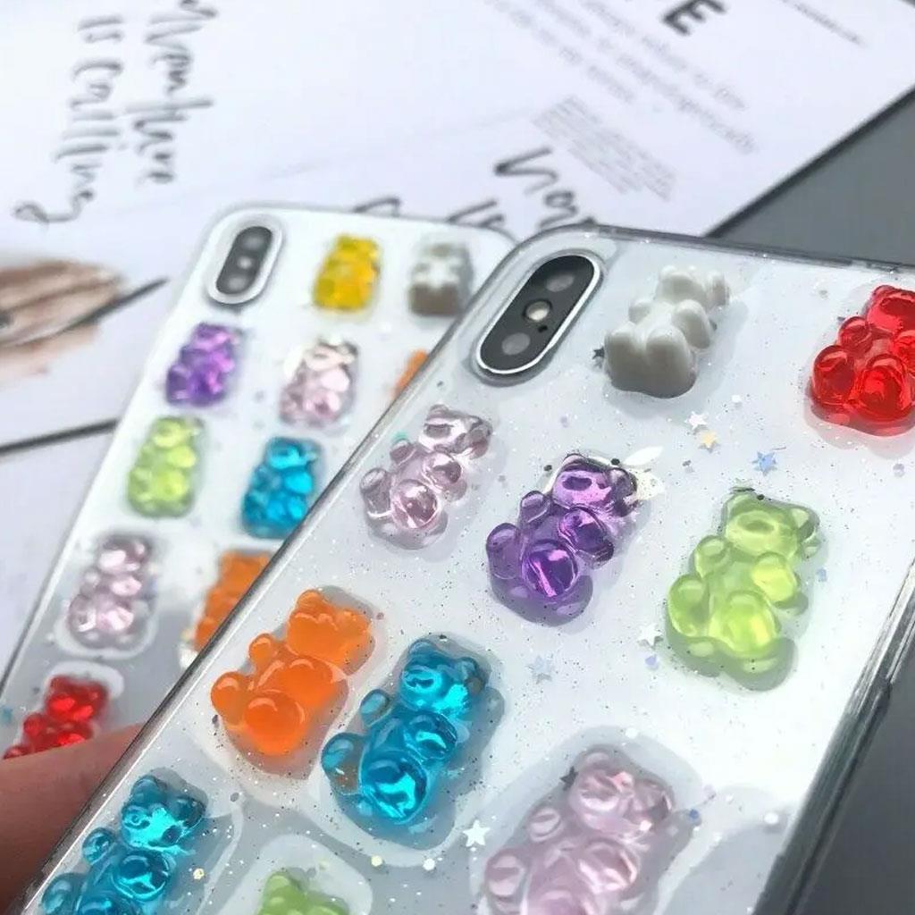 Realme 9i 3d Kabartmalı Ayıcık Emoji Kılıf