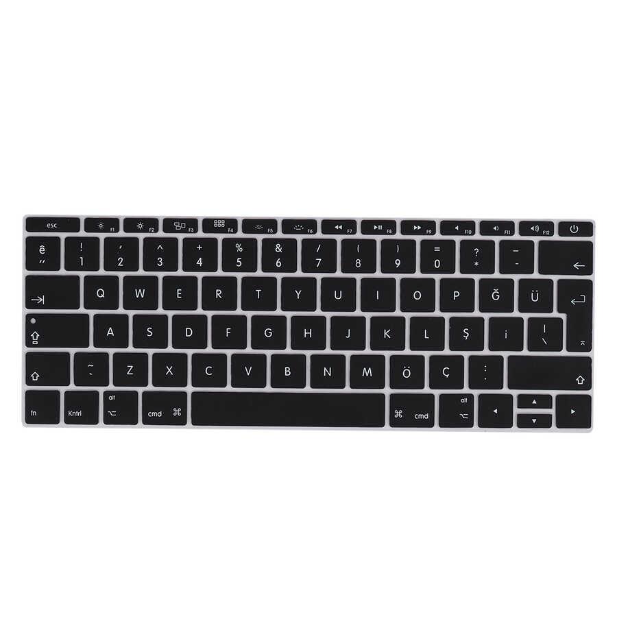 Apple Macbook 12' Retina A1534 Zore Klavye Koruyucu Silikon Ped