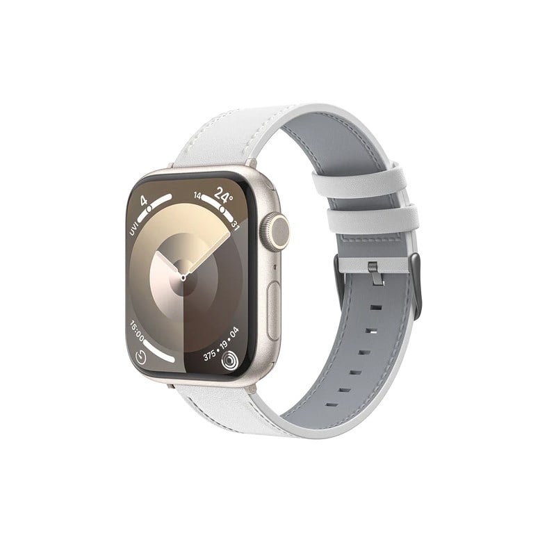 Apple Watch 10 46mm Benks Vintage Genuine Leather Serisi Deri Kordon Strap Kayış