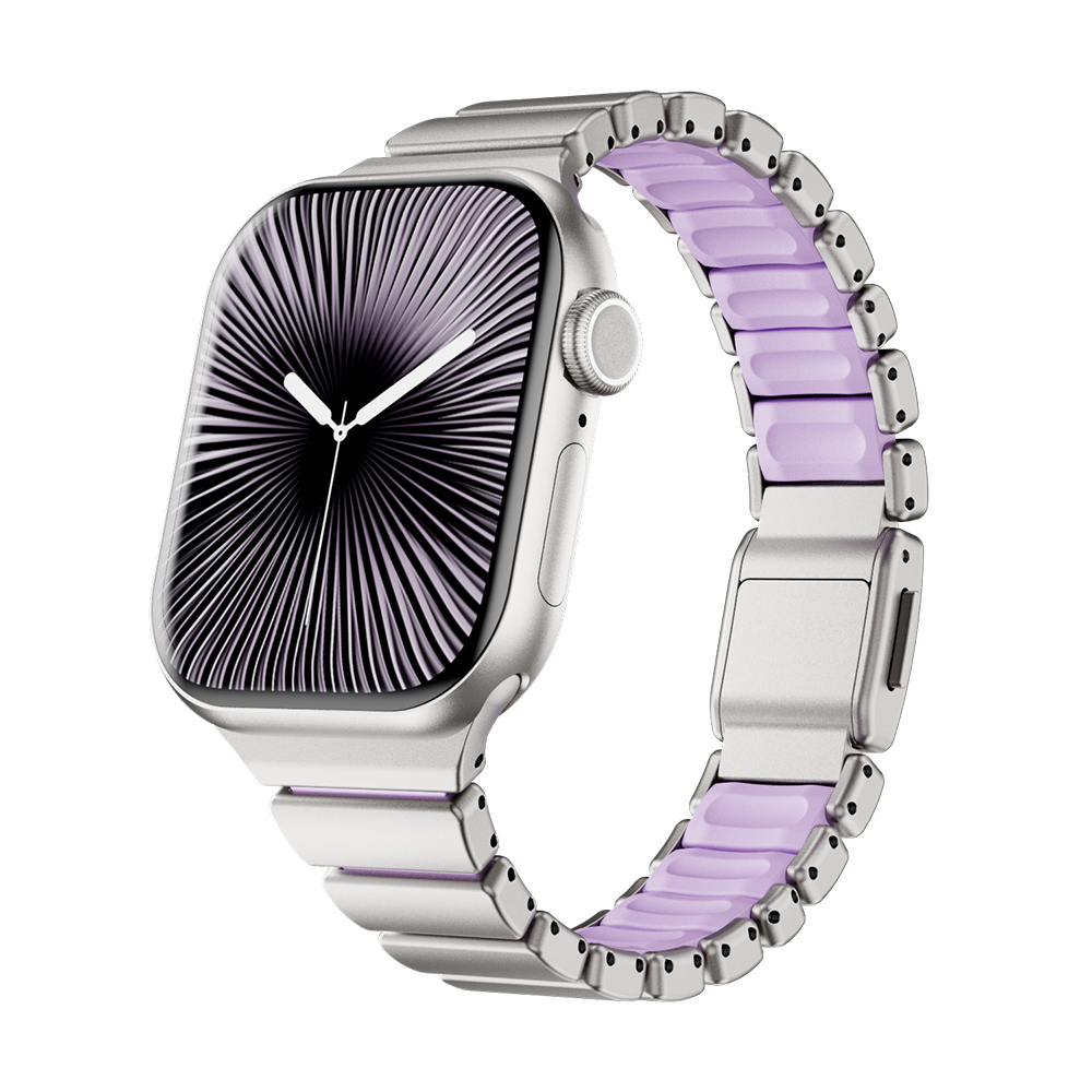 Apple Watch 38mm Zore KRD-149 Metal Silikon Kordon