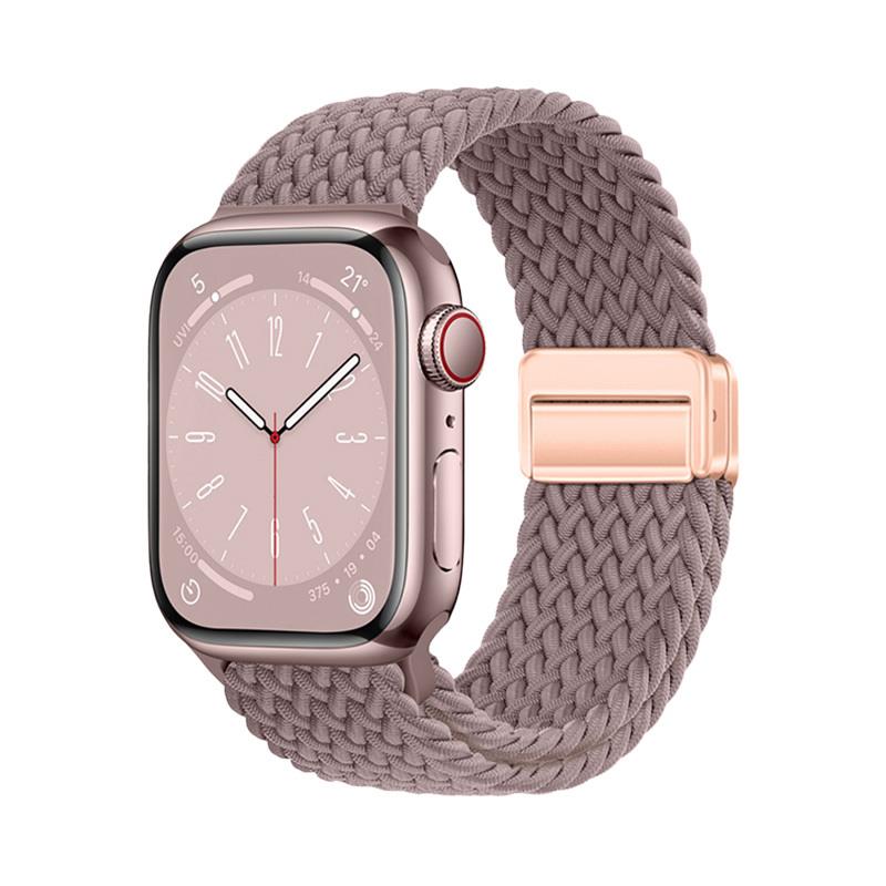 Apple Watch 42mm Zore KRD-134 Örgü Tasarımlı Hasır Kordon Strap Kayış