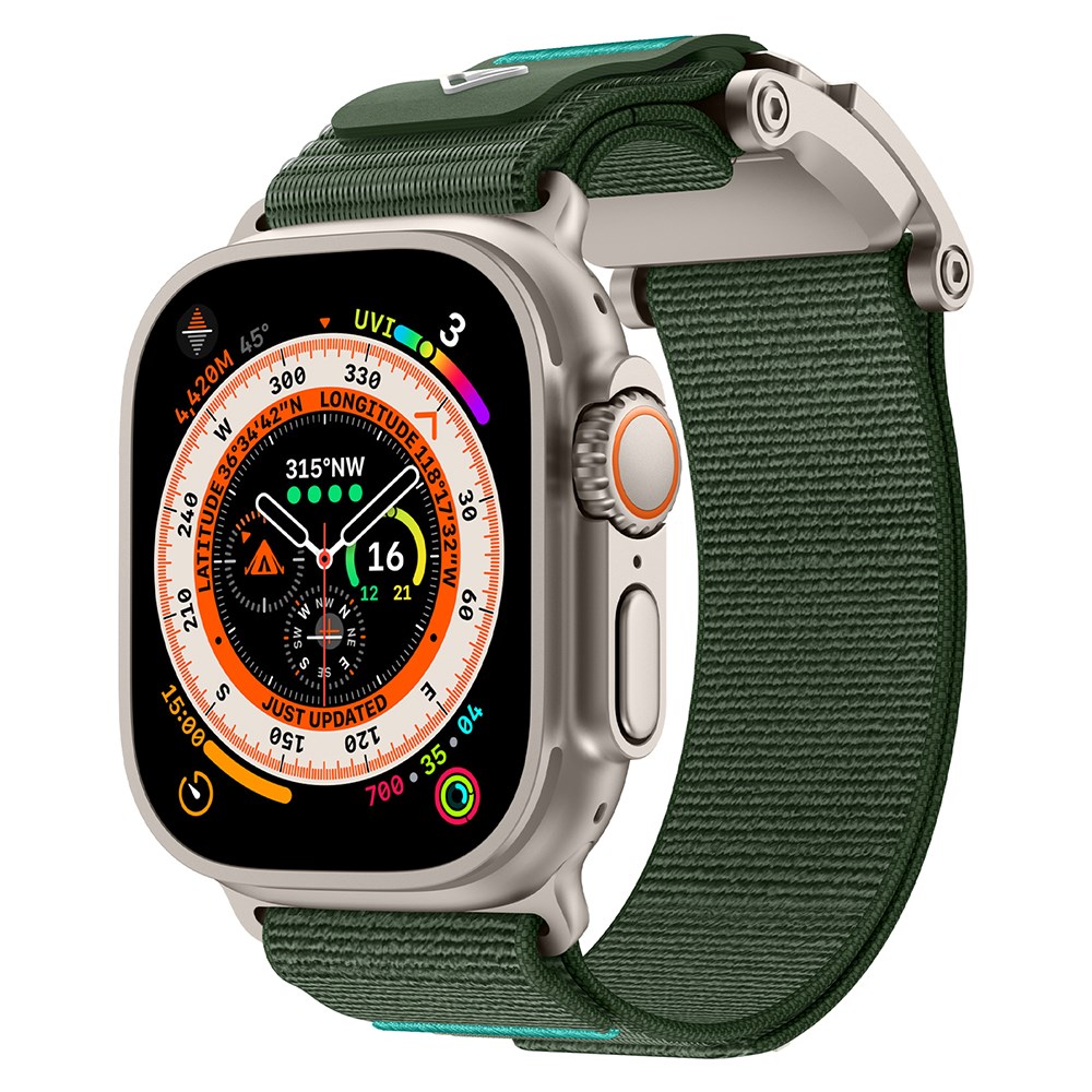 Apple Watch 42mm Zore KRD-154 Naylon Kumaş Hasır Örgülü Kordon