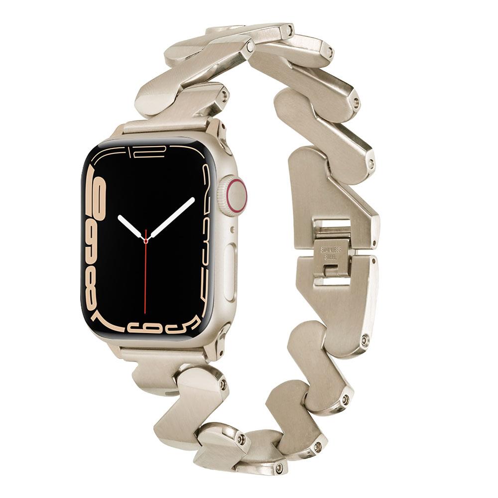 ​​​Apple Watch 7 41mm Kordon KRD-80 Metal Strap Kayış