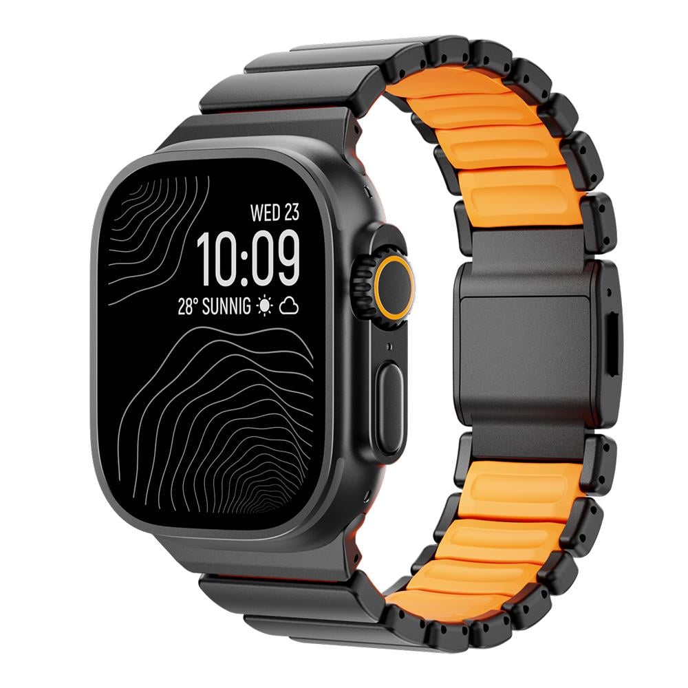 Apple Watch Ultra 49mm Zore KRD-149 Titanyum Silikon Kordon