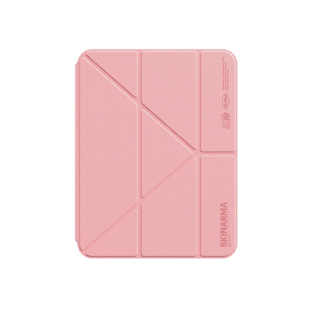 Apple iPad Air 11 2024 Kılıf Skinarma Kalemlikli Arkası Şeffaf Standlı Magnetik Zeta Kılıf