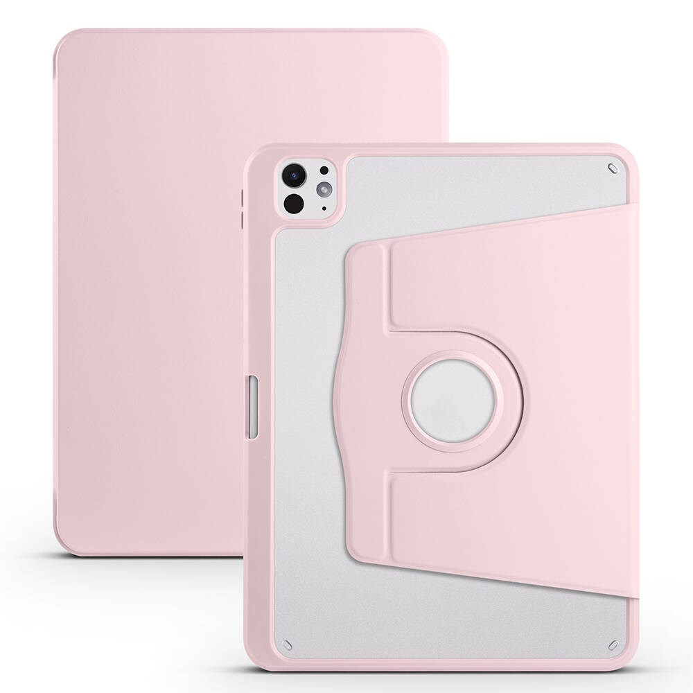 Apple iPad Pro 11 2025 M5 Kılıf Zore Termik Kalem Bölmeli Dönebilen Standlı Kılıf