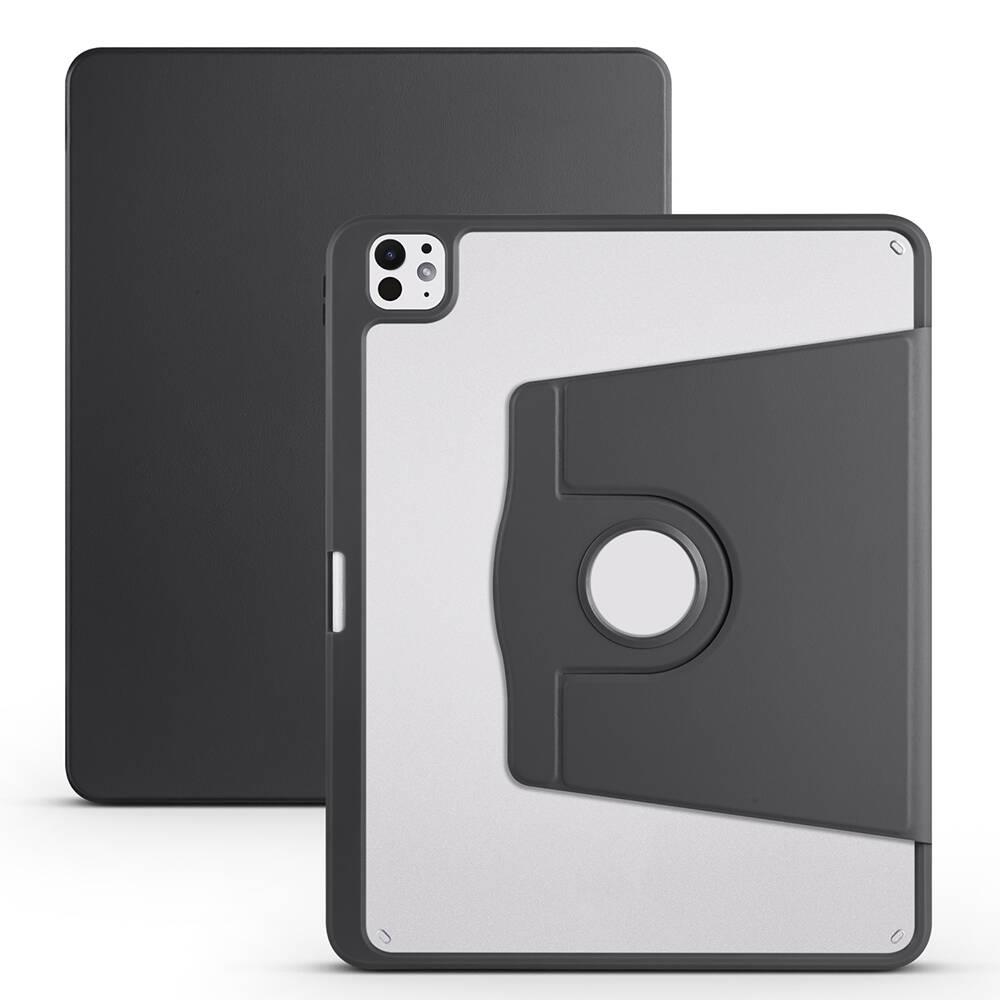 Apple iPad Pro 13 2025 M5 Kılıf Zore Termik Kalem Bölmeli Dönebilen Standlı Kılıf