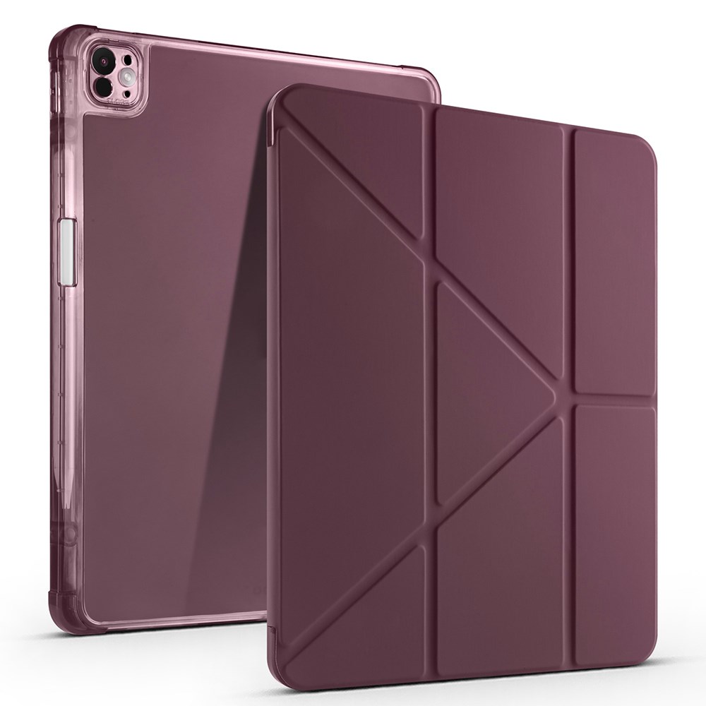 Apple iPad Pro 13 2025 M5 Kılıf Zore Tri Folding Kalem Bölmeli Standlı Kılıf