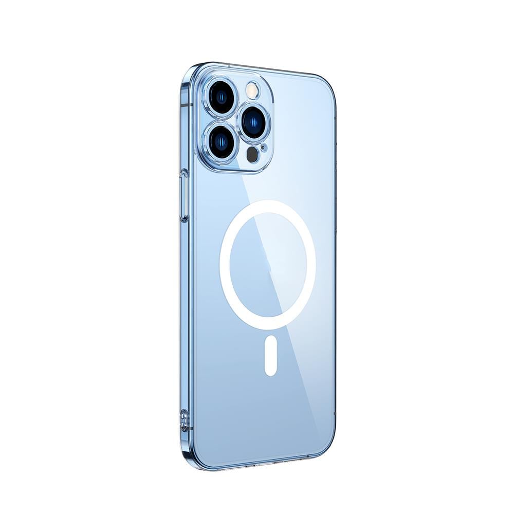 Apple iPhone 11 Pro Max Kamera Korumalı M-Safe Şarj Özellikli Şeffaf Zore London Sert PC Kapak