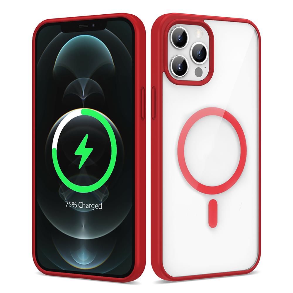 Apple iPhone 11 Pro Max Kılıf Magsafe Wireless Şarj Özellikli Silikon Zore Ege Kapak