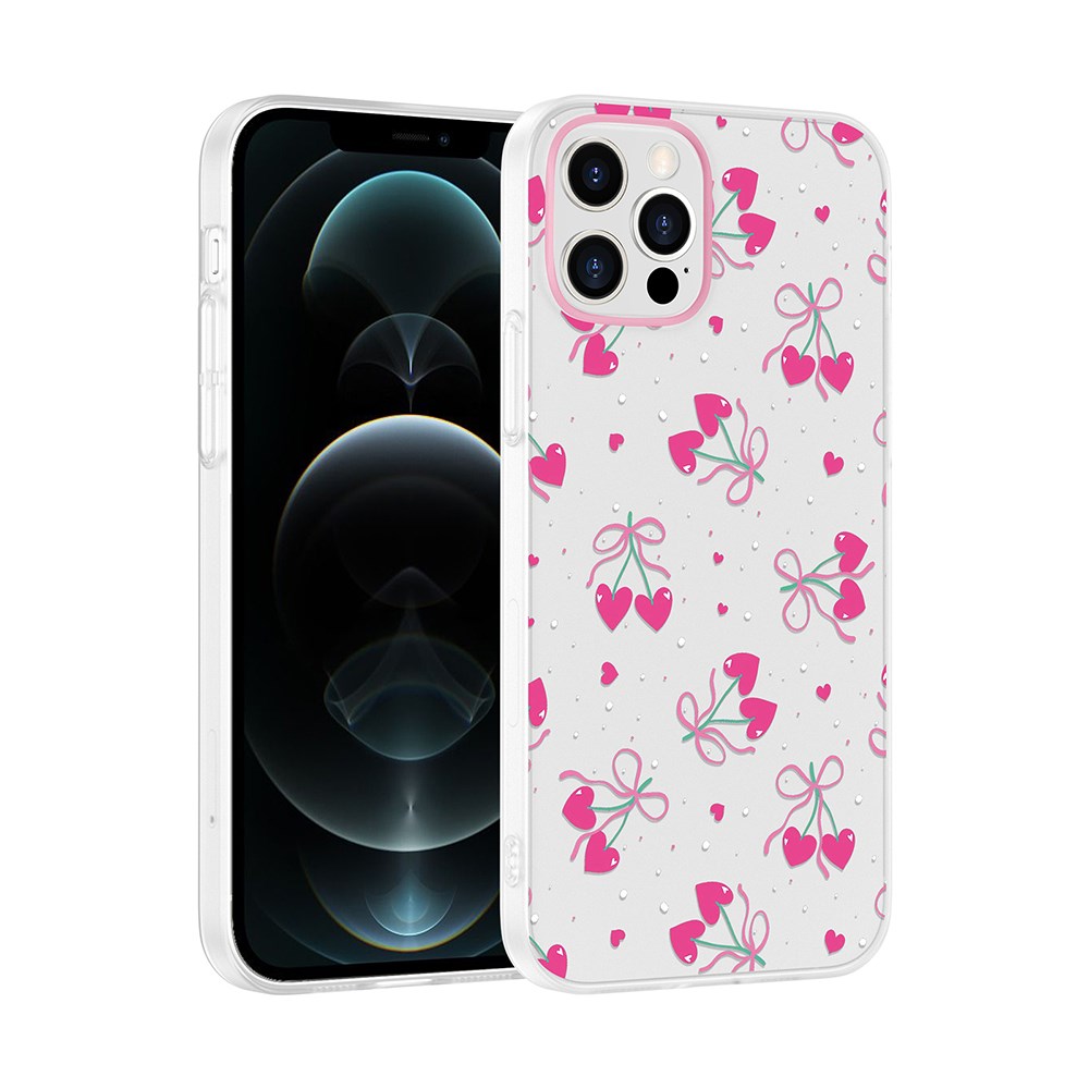 Apple iPhone 12 Kılıf Kamera Korumalı Desenli Zore Klip Kapak