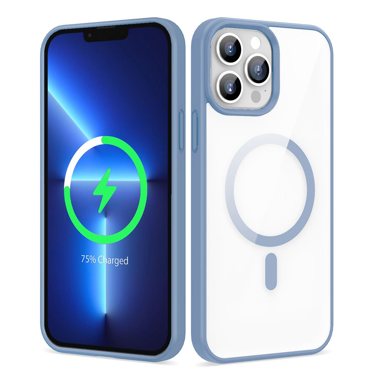 Apple iPhone 13 Pro Kılıf Magsafe Wireless Şarj Özellikli Silikon Zore Ege Kapak