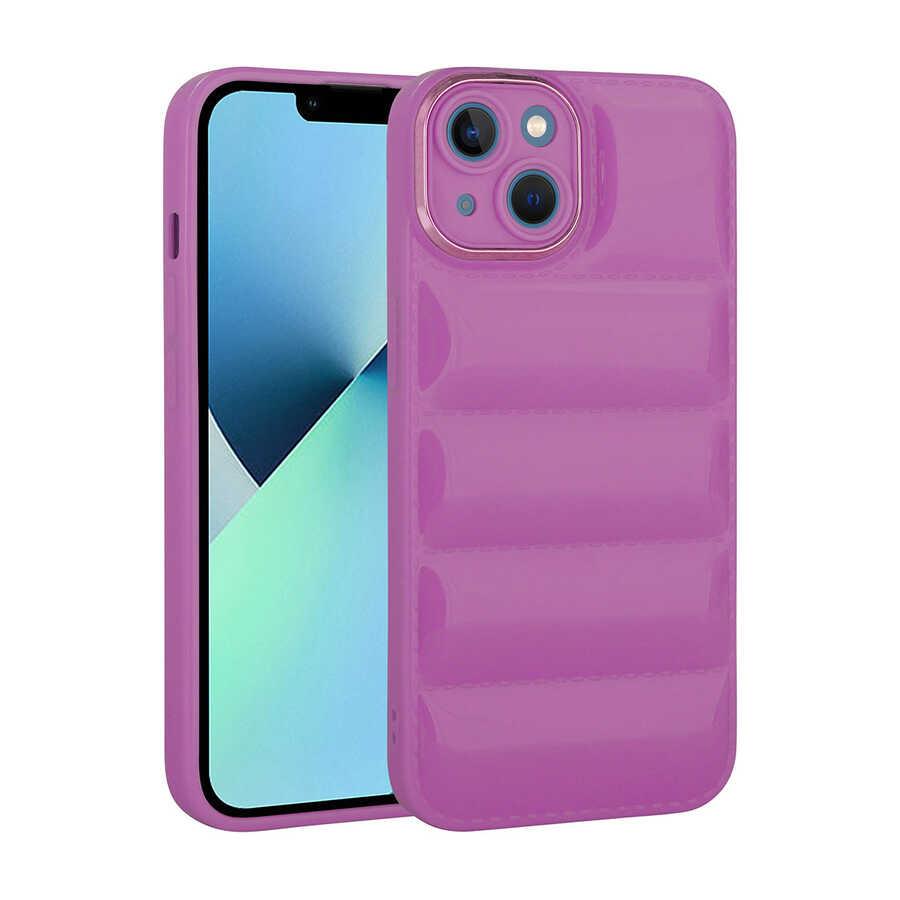 Apple iPhone 14 Kılıf Kamera Korumalı Parlak Airbag'li Zore Galya Kapak