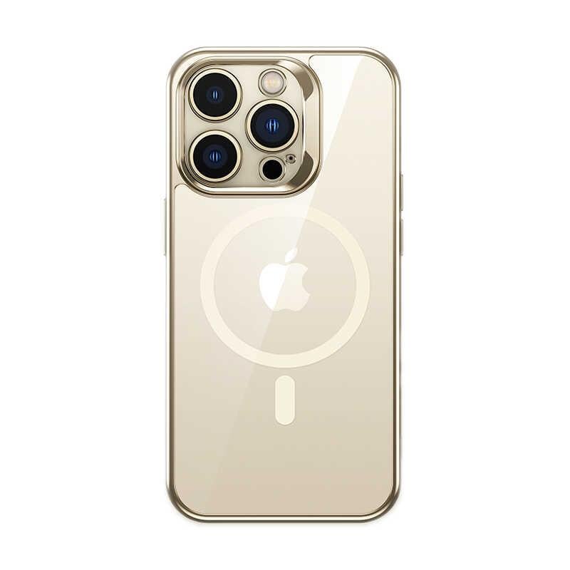 Apple iPhone 14 Pro Kılıf M-safe Şarj Özellikli Premium Cam Arka Yüzey Benks Electroplated Kapak