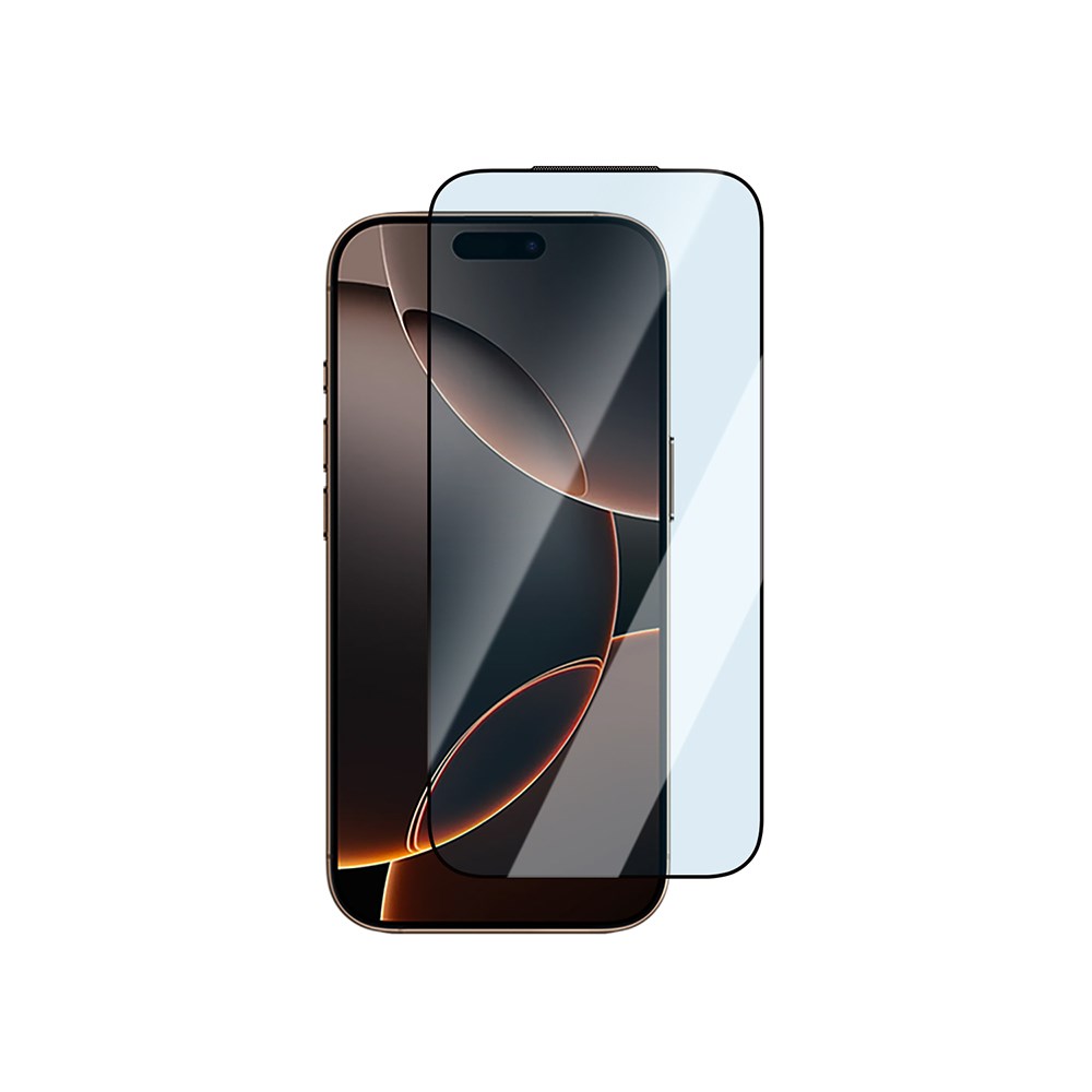 Apple iPhone 14 Pro Max CaseWorld Applicator Serisi 2.5D Eyesafe Mavi Işık Teknolojili 0.33mm Temperli Cam Ekran Koruyucu + Uygulama Aparatı