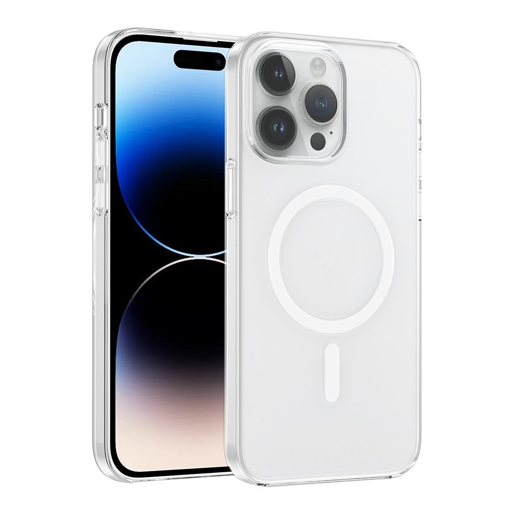 Apple iPhone 14 Pro Max Kılıf IC Çipli Zore Wireless Şarj Özellikli Şeffaf Orjin Kapak