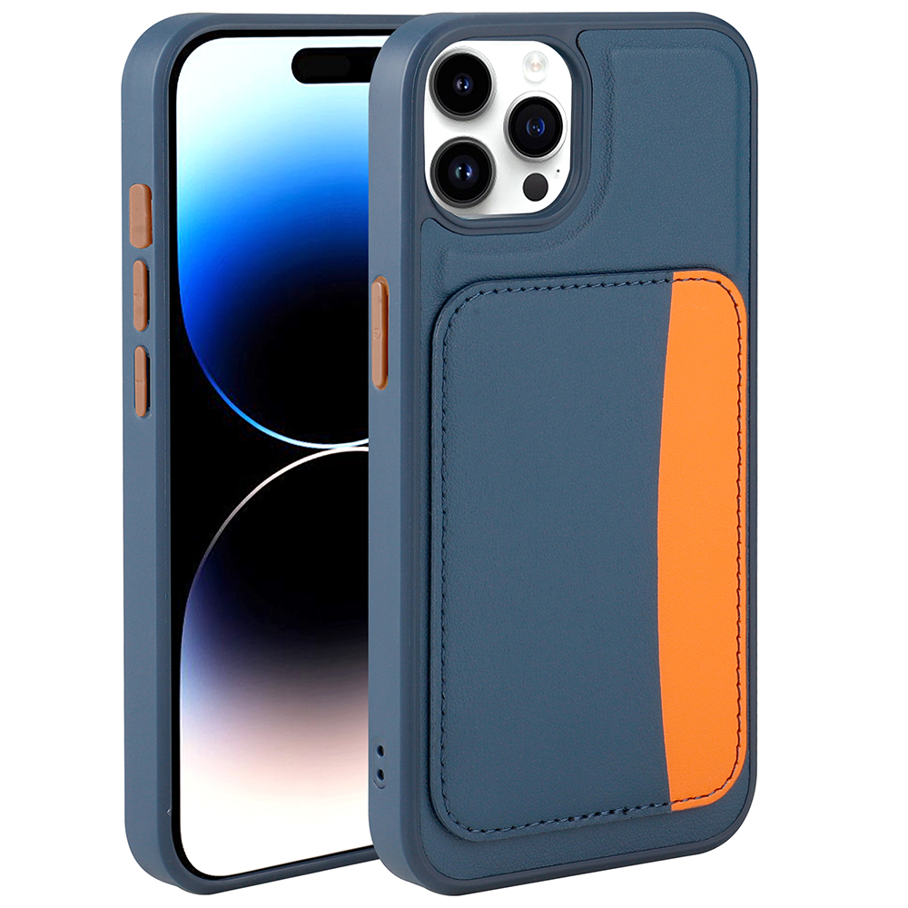 Apple iPhone 14 Pro Max Kılıf Kartlıklı Zore X-Kart Silikon Kapak