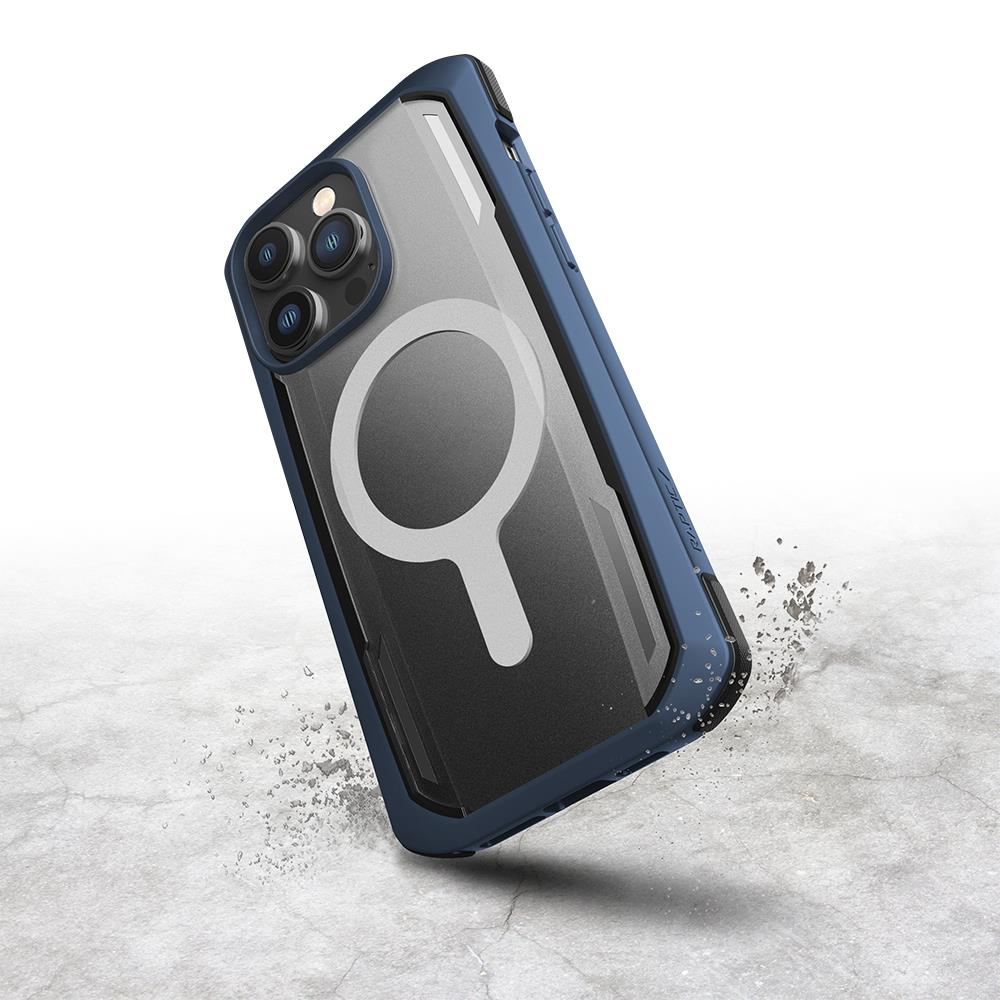 Apple iPhone 14 Pro Max Kılıf M-safe Şarj Özellikli Raptic Secure Serisi Çift Kat TPU Kenarlı Şeffaf Arka Yüzeyli Kapak
