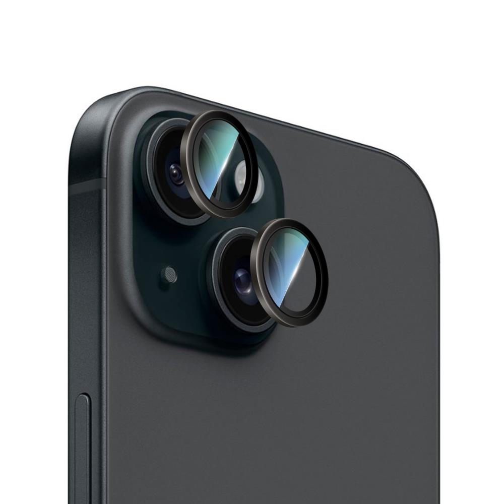 Apple iPhone 15 CaseWorld Alloy Serisi Oleofobik Anti Reflective Kamera Lens Koruyucu