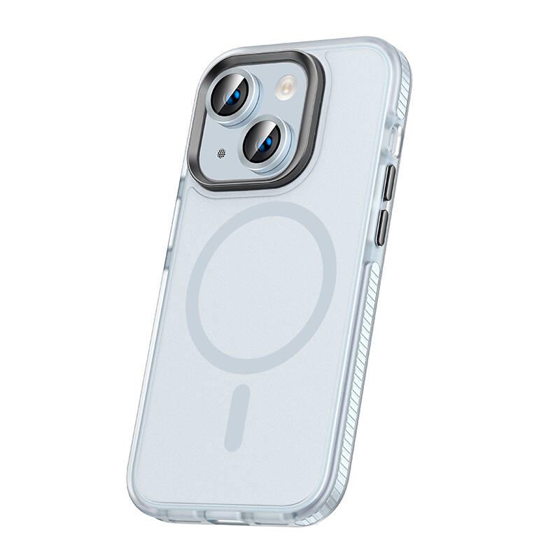 Apple iPhone 15 Kılıf Airbagli Magsafe Wireless Şarj Özellikli Zore Klaptika Kapak