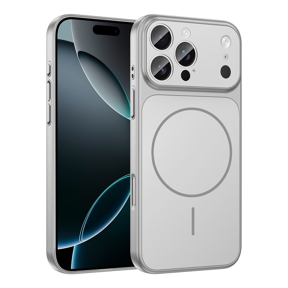 Apple iPhone 15 Pro Max Kılıf Zore M-Safe Şarj Özellikli Kamera Korumalı Formen Kapak