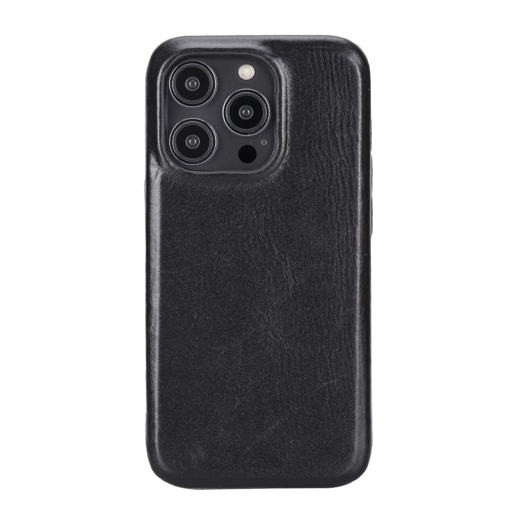 Apple iPhone 15 Pro Uyumlu Deri Arka Kapak ROCK RST1